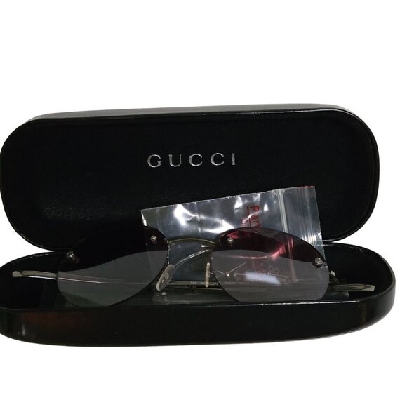 Gucci Vintage GG 1716S Made In Italy Round Rimless Sunglasses - Picture 1 of 6